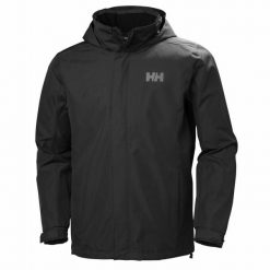 Kurtka Helly Hansen dubliner. Czarne kurtki męskie Helly Hansen, m, bez wzorów, z materiału, bez kaptura. Za 599.00 zł.