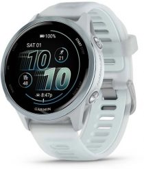 Garmin Forerunner® 570 - 42mm, Cloud Blue Aluminium with Translucent Whitestone/Cloud Blue Band. Niebieskie zegarki sportowe NoName, bez wzorów. Za 2,255.11 zł.