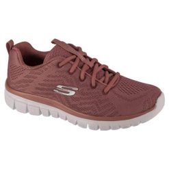 Buty sportowe Sneakersy damskie, Graceful - Get Connected. Czerwone obuwie sportowe damskie Skechers, bez wzorów, bez zapięcia, trekkingowe, Skechers Sport. Za 199.99 zł.