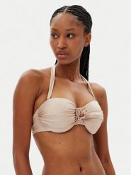 Hunkemöller Góra od bikini Lima 301282 Beżowy. Brązowe bikini Hunkemöller, bez wzorów, z syntetyku. Za 129.99 zł.
