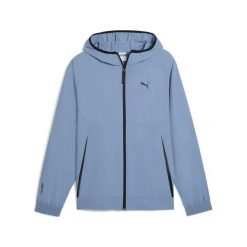 Kurtka z dresu Puma Tech WV. Niebieskie kurtki sportowe damskie Puma, l, bez wzorów, z dresówki, bez ramiączek, bez kaptura, na fitness i siłownię. Za 368.40 zł.