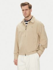 Tommy Hilfiger Kurtka przejściowa MW0MW38715 Beżowy Regular Fit. Brązowe kurtki męskie Tommy Hilfiger, l, bez wzorów, z bawełny, bez kaptura. Za 469.99 zł.