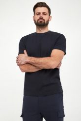 T-shirt męski Brandon JOOP!. Brązowe t-shirty męskie JOOP!, m, bez wzorów, bez kołnierzyka, bez ramiączek. W wyprzedaży za 335.20 zł.