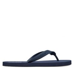 Japonki adidas. Niebieskie obuwie sportowe damskie Adidas, bez wzorów, bez zapięcia. Za 49.99 zł.