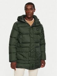 Calvin Klein Płaszcz zimowy K10K113465 Zielony Regular Fit. Zielone płaszcze męskie Calvin Klein, na zimę, m, bez wzorów, z syntetyku, bez kołnierzyka, bez kaptura. Za 1,189.00 zł.