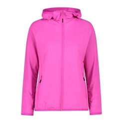 Damska kurtka z kapturem CMP. Czerwone kurtki sportowe damskie CMP, xs, bez wzorów, bez ramiączek, z kapturem, trekkingowe. Za 323.50 zł.