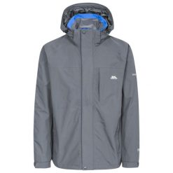 Kurtka Wodoodporna Męska. Szare kurtki męskie Trespass, m, bez wzorów, sportowe, bez kaptura. Za 346.99 zł.