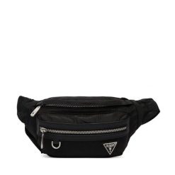 Nerka Guess. Czarne saszetki i nerki męskie Guess, z aplikacjami. Za 359.99 zł.