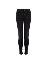 Guess Jeansy "Skinny" | W2RA34 D4KC2 | Kobieta | Czarny. Czarne jeansy damskie Guess, z aplikacjami, z bawełny, eleganckie. W wyprzedaży za 289.00 zł.