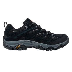 Buty trekkingowe męskie Merrell Moab 3 Gtx Gore-tex. Czarne buty zimowe męskie Merrell, bez wzorów, z gore-texu, bez obcasa, bez zapięcia. Za 656.95 zł.
