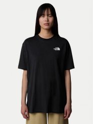 The North Face T-Shirt Simple Dome NF0A87NQ Czarny Oversize. Czarne t-shirty damskie The North Face, s, bez wzorów, z bawełny, bez kołnierzyka, bez ramiączek. Za 99.99 zł.