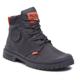 Trapery Palladium. Szare trapery damskie Palladium, bez zapięcia. Za 339.99 zł.