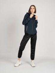 Kurtka turystyczna damska Takapuna. Niebieskie kurtki sportowe damskie North Sails, l, z aplikacjami, z elastanu, bez ramiączek, z kapturem, żeglarskie. Za 702.00 zł.
