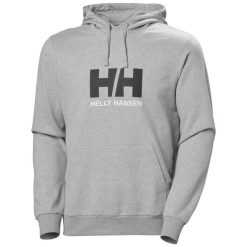 Bluza z kapturem Helly Hansen HH Logo 2.0. Szare bluzy sportowe męskie Helly Hansen, m, bez wzorów, z bawełny, z kapturem. W wyprzedaży za 342.25 zł.