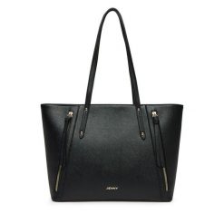 Torebka JENNY. Czarne shopperki damskie Jenny, bez wzorów, bez dodatków. Za 159.99 zł.