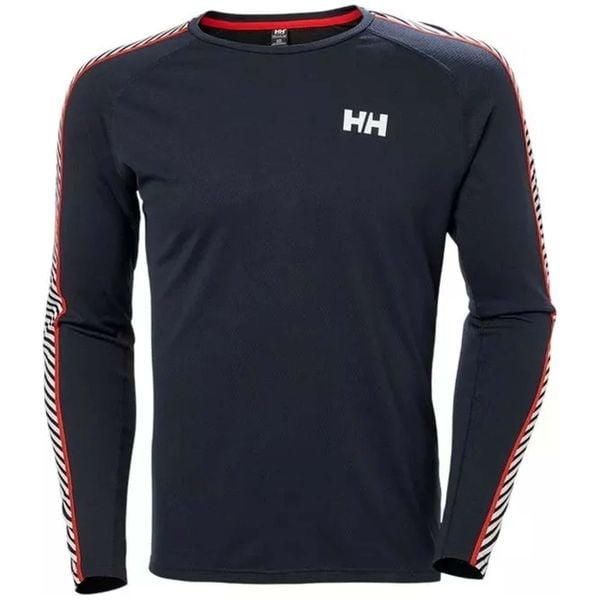 Bluza Helly Hansen lifa active stripe crew. Niebieskie bluzy damskie Helly Hansen, s, bez wzorów, bez ramiączek, bez kaptura. Za 260.00 zł.