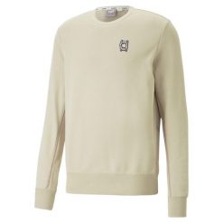 Bluza Sportowa Męska Puma Pivot. Brązowe bluzy sportowe męskie Puma, m, bez wzorów, bez kaptura, na fitness i siłownię. Za 198.99 zł.