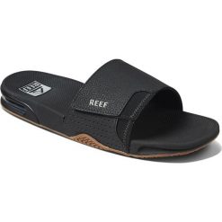 Męskie klapki Reef. Czarne klapki męskie Reef, bez wzorów, z gumy, bez zapięcia. Za 507.99 zł.