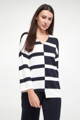 Sweter damski w paski JOSEPH RIBKOFF. Swetry nierozpinane damskie Joseph Ribkoff, l, bez wzorów, bez kołnierzyka, bez ramiączek. Za 919.00 zł.
