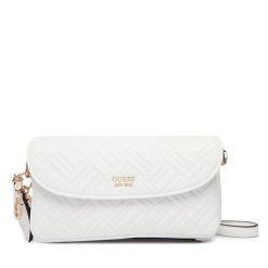 Torebka Guess. Białe listonoszki damskie Guess, z aplikacjami, bez dodatków. Za 659.99 zł.