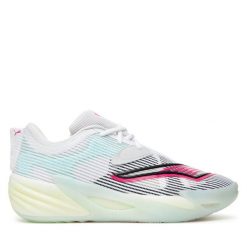 Buty do koszykówki Puma. Białe buty sportowe męskie Puma, bez wzorów, bez zapięcia, do koszykówki. Za 389.99 zł.