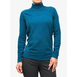 Bluza termiczna damska UYN Nival 2nd Layer OW Shirt SL. Niebieskie bielizna sportowa damska UYN, na zimę, l, bez wzorów, sportowe, bez ramiączek, bez kaptura. Za 513.99 zł.