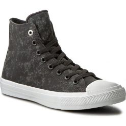 Trampki CONVERSE - Ctash II Hi 153544C Almost Black. Czarne trampki męskie Converse, bez wzorów, z gumy, eleganckie, bez zapięcia. W wyprzedaży za 189.00 zł.