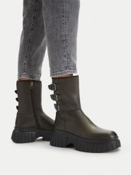 G-Star Raw Botki CEO-WI33-CS555-KIWI-13 Zielony. Zielone botki damskie G-Star, bez wzorów, ze skóry, retro, bez obcasa, na płaskiej podeszwie, bez zapięcia. Za 393.99 zł.