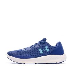 Buty do biegania męskie Under Armour Charged 3 Pursuit. Niebieskie buty sportowe męskie Under Armour, bez wzorów, bez zapięcia, do biegania. Za 337.00 zł.