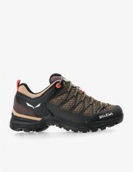 Buty turystyczne damskie Salewa Mountain Trainer Lite - quicksand/black. Czarne obuwie trekkingowe damskie Salewa, bez zapięcia. Za 860.14 zł.