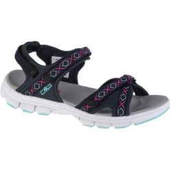 Sandały CMP Almaak Hiking Sandal 38Q9946-33UL niebieskie. Niebieskie sandały damskie bez wzorów, z gumy, bez obcasa, bez zapięcia. W wyprzedaży za 276.64 zł.