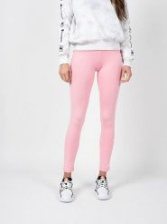Legginsy fitness damskie. Czerwone legginsy damskie Champion, bez wzorów, z bawełny. Za 124.00 zł.