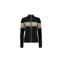 Bluza sportowa damska CMP Bluza Damska 7H26802 Czarnybeżowy. Czarne bluzy damskie CMP, l, bez wzorów, sportowe, bez ramiączek, bez kaptura. Za 812.00 zł.