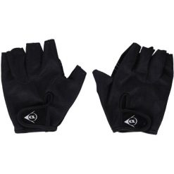 Rękawiczki rowerowe Senior Dunlop. Czarne rękawiczki męskie Dunlop, bez wzorów. Za 64.99 zł.