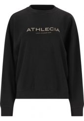 Bluza damska Athlecia Atkins. Brązowe bluzy damskie Athlecia, z aplikacjami, z bawełny, eleganckie, bez ramiączek, bez kaptura. Za 169.50 zł.