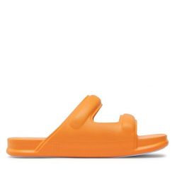 Klapki Melissa. Brązowe klapki damskie Melissa, bez wzorów, bez obcasa, bez zapięcia. Za 319.99 zł.