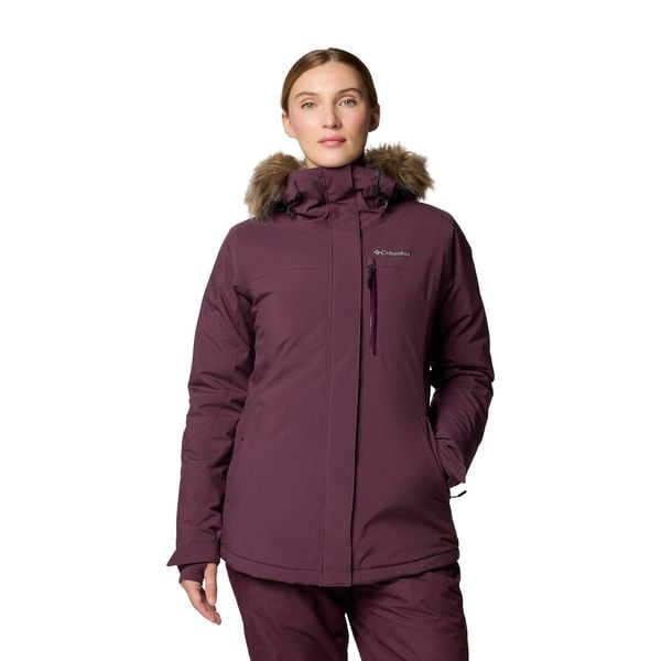 Kurtka narciarska damska Columbia Ava Alpine II Ins. Fioletowe kurtki sportowe damskie Columbia, na zimę, m, bez wzorów, bez ramiączek, bez kaptura, narciarskie. Za 699.99 zł.