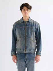 MESKA KURTKA WRANGLER TRAILRIDER JACKET DUSK 112378058. Kurtki męskie Wrangler, l, bez wzorów, z jeansu, bez kaptura. Za 219.99 zł.