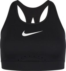 Stanik damski Nike Swoosh Bra czarny DD0428 010 XS (A-C). Czarne bielizna sportowa damska Nike, xs, bez wzorów. Za 49.98 zł.