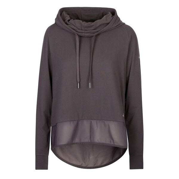 Bluza Z Kapturem Damska Immy. Szare bluzy damskie Trespass, xl, bez wzorów, z dzianiny, bez ramiączek, z kapturem. Za 75.99 zł.