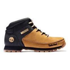 Tenisówki Timberland Model Euro Sprint Mid Lace Kolor Jasnobrązowy. Żółte trampki męskie Timberland, bez wzorów, ze skóry, bez zapięcia. W wyprzedaży za 599.35 zł.