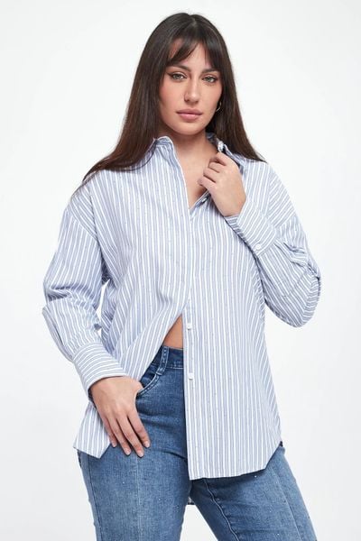 Koszula damska w pasie JOSEPH RIBKOFF. Koszule damskie Joseph Ribkoff, l, bez wzorów, bez kołnierzyka, bez ramiączek. Za 919.00 zł.