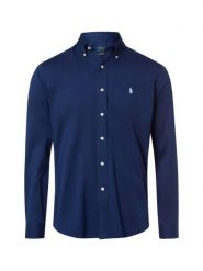 Polo Ralph Lauren Koszula męska Mężczyźni Modern Fit Bawełna niebieski, M. Niebieskie koszule męskie Polo Ralph Lauren, m, bez wzorów, z bawełny, sportowe, bez kołnierzyka, bez ramiączek. Za 729.95 zł.