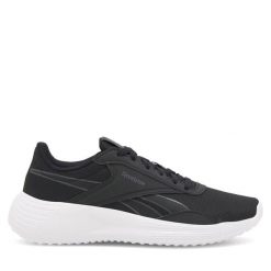 Buty do biegania Reebok. Czarne obuwie sportowe damskie Reebok, bez wzorów, bez zapięcia, do biegania. Za 199.99 zł.