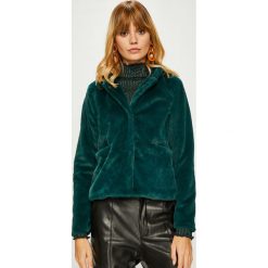Answear - Kurtka. Zielone kurtki damskie ANSWEAR, l, bez wzorów, z materiału, bez kaptura. W wyprzedaży za 149.90 zł.