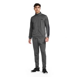 Dres męski Under Armour UA Knit Track Suit. Czarne komplety dresowe męskie Under Armour, m, bez wzorów, z dresówki. Za 203.52 zł.