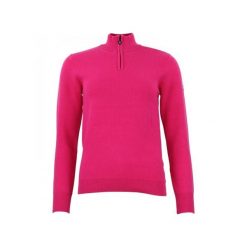 Damski sweter z golfem zapinany na zamek 1/2 Peak Mountain Acharlito. Czerwone swetry nierozpinane damskie Peak Mountain, bez wzorów, eleganckie, bez kołnierzyka, bez ramiączek. W wyprzedaży za 293.50 zł.