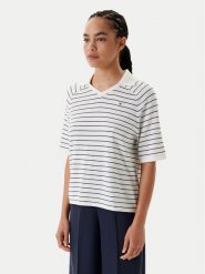 Tommy Hilfiger T-Shirt WW0WW45694 Granatowy Regular Fit. Niebieskie t-shirty damskie Tommy Hilfiger, l, bez wzorów, z bawełny, bez kołnierzyka, bez ramiączek. Za 204.99 zł.
