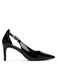 MICHAEL Michael Kors Szpilki Rachel 40F6RCMP1A Czarny. Czarne szpilki damskie MICHAEL Michael Kors, bez wzorów, bez obcasa, na szpilce, bez zapięcia. Za 679.99 zł.