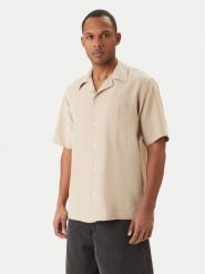 Guess Koszula F6GH01 WN202 Beżowy Regular Fit. Brązowe koszule męskie Guess, m, z aplikacjami, z syntetyku, bez kołnierzyka, bez ramiączek. Za 369.99 zł.